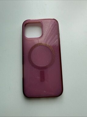 OtterBox Pink Glitter MagSafe Ring Phone Case